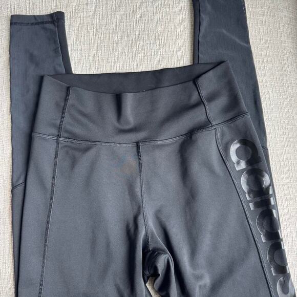 Black adidas high waisted leggings - Picture 3 of 6